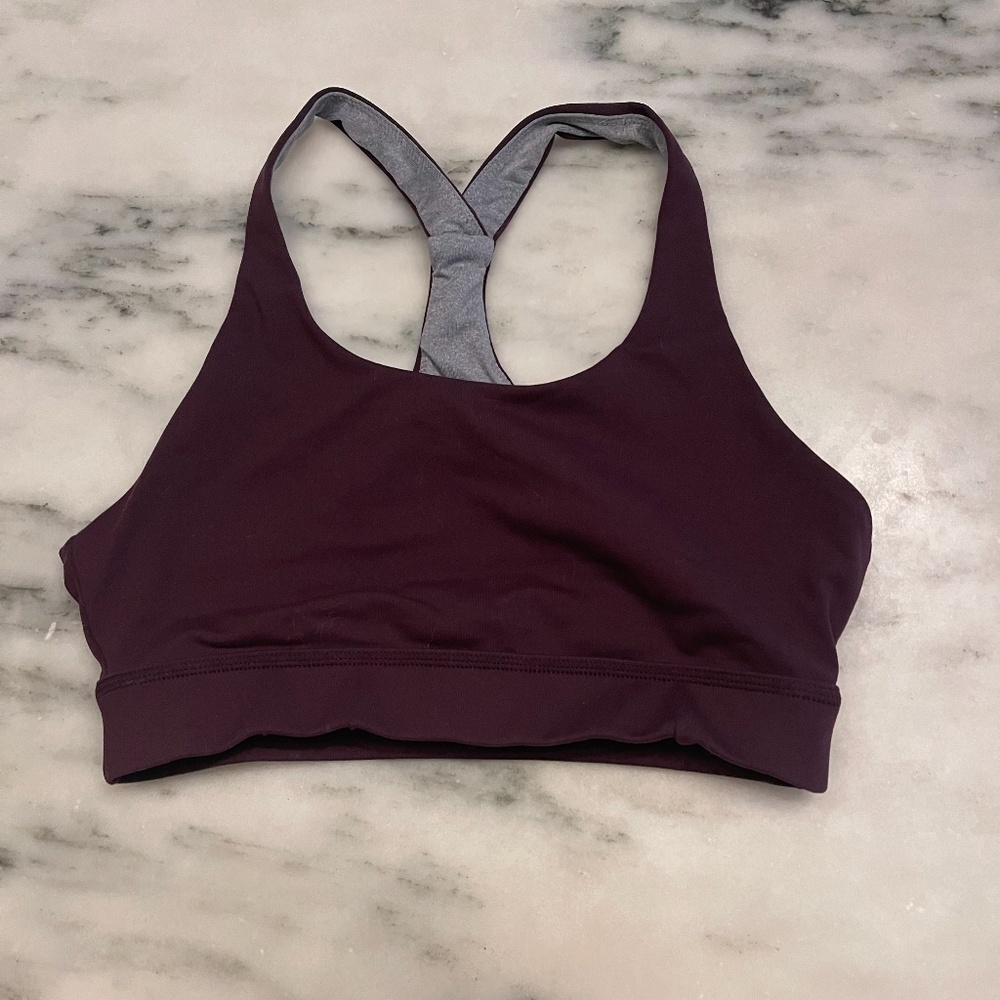 Born Primitive Max Effort Sports Bra - Burgundy